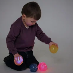 Hoppebolde M. Blinklys, 4 Stk