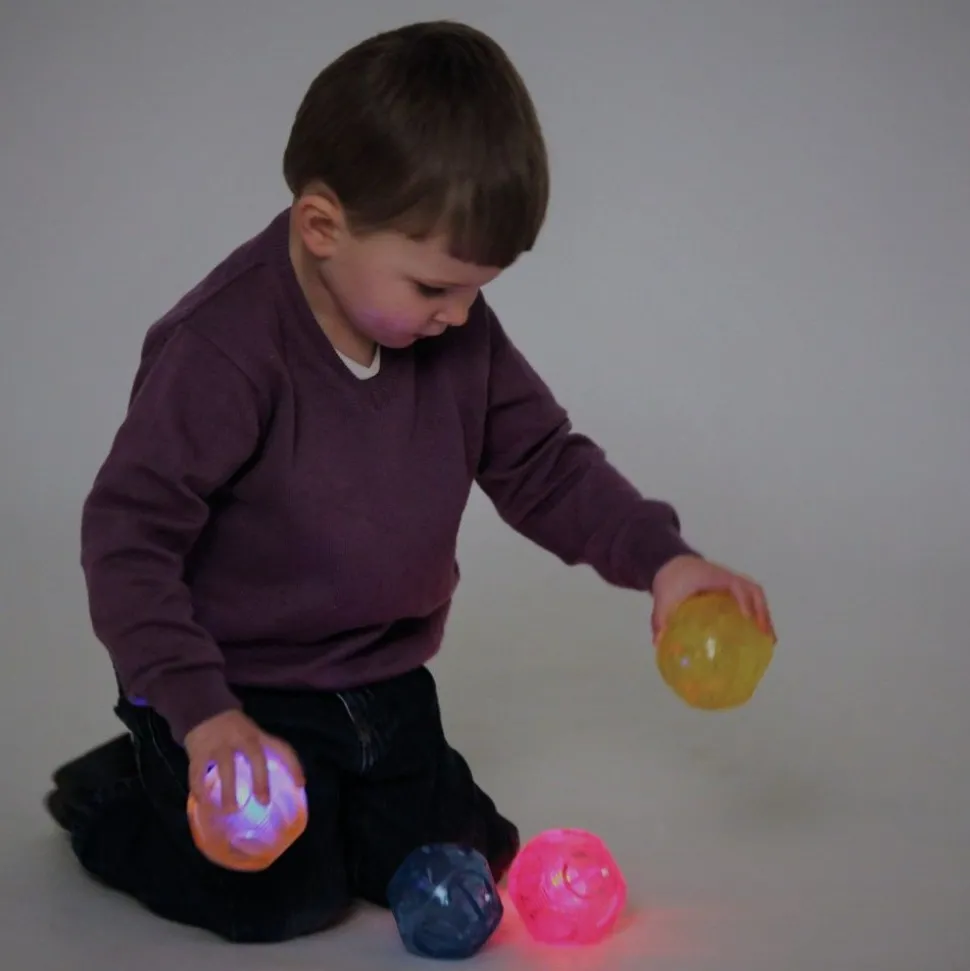 Hoppebolde M. Blinklys, 4 Stk