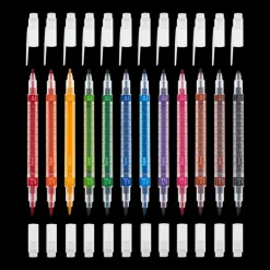 Kalligrafi Tusser - Duo, 12 Stk