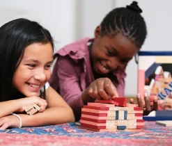 Kapla Klodser - Bla/Rod/Pink, 120 Stk