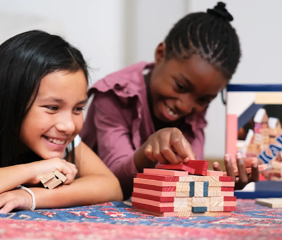 Kapla Klodser - Bla/Rod/Pink, 120 Stk