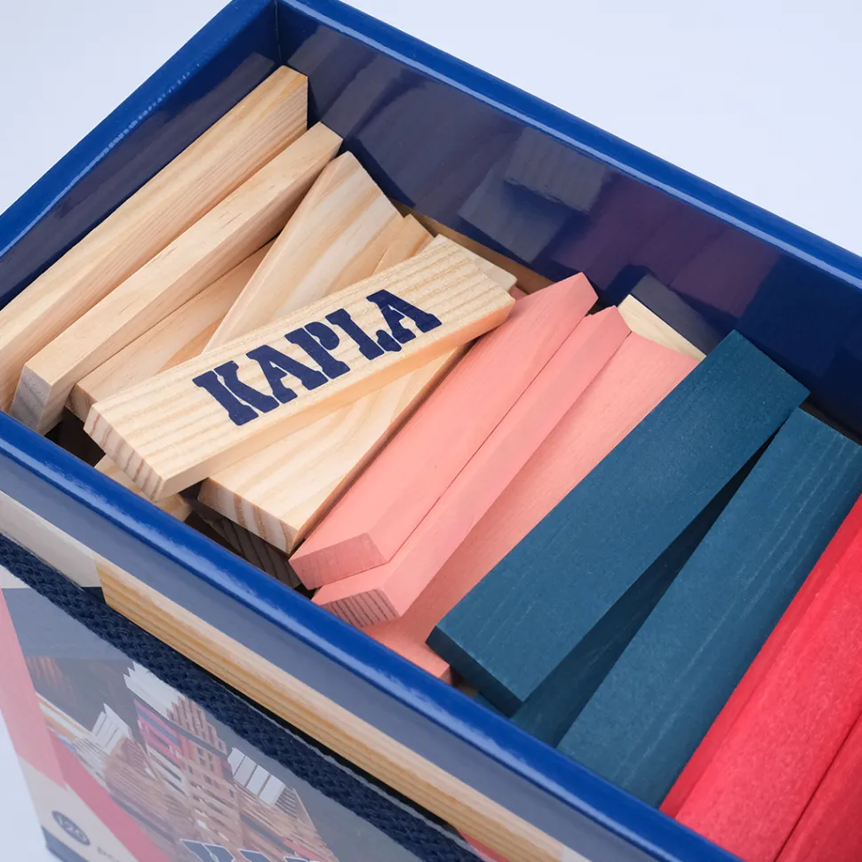 Kapla Klodser - Bla/Rod/Pink, 120 Stk