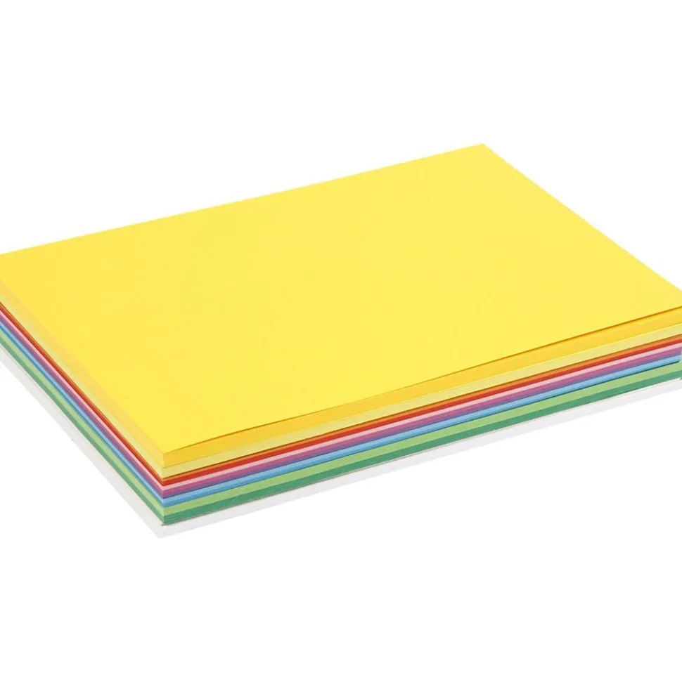 Karton A4 - Forarsfarver, 30 Ass. Ark