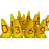 Kegler Med Tal - 11 Stk