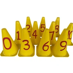 Kegler Med Tal - 11 Stk
