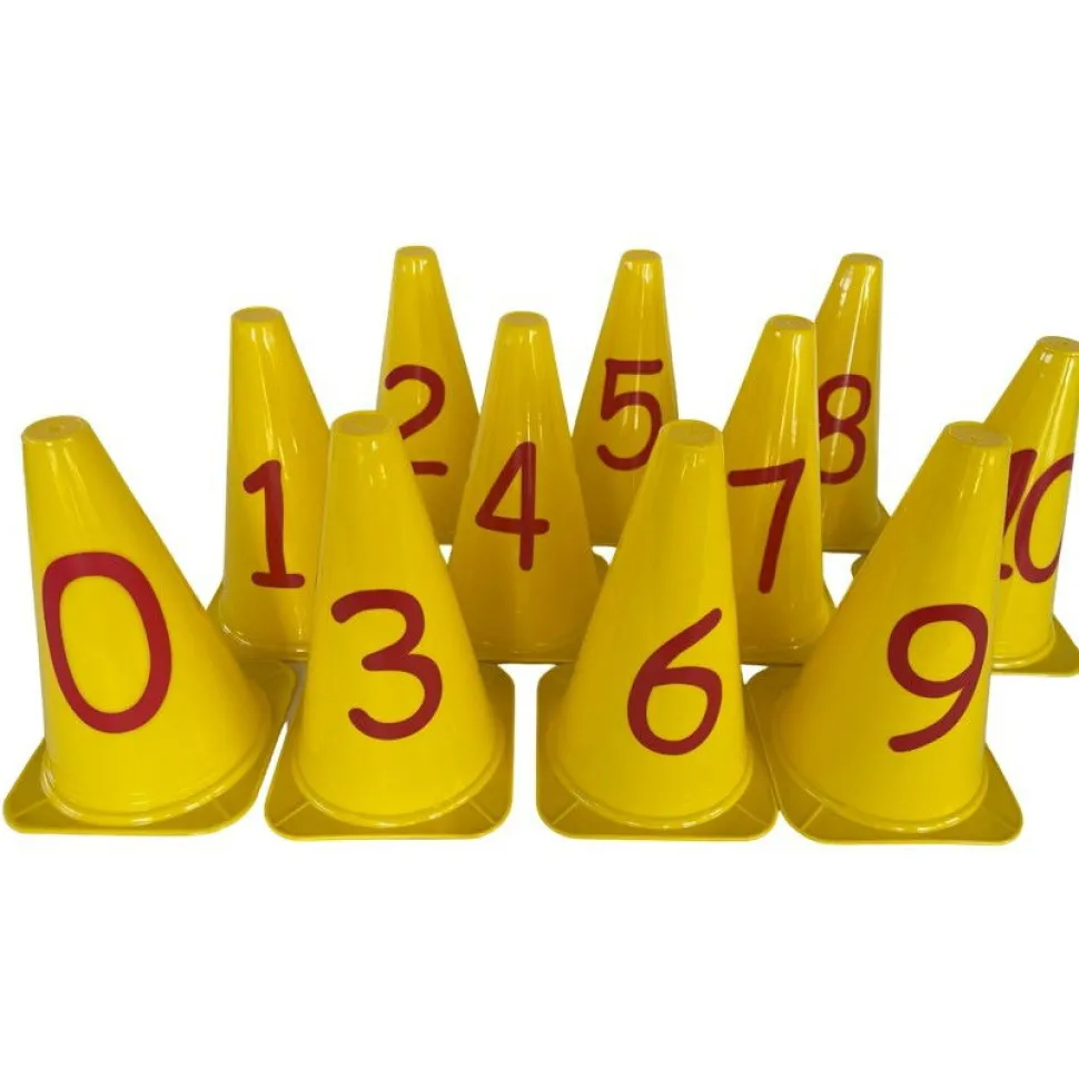 Kegler Med Tal - 11 Stk