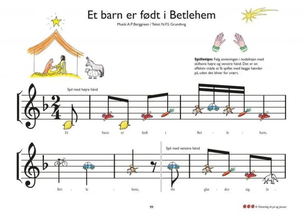 Klaverleg Til Jul Og Januar