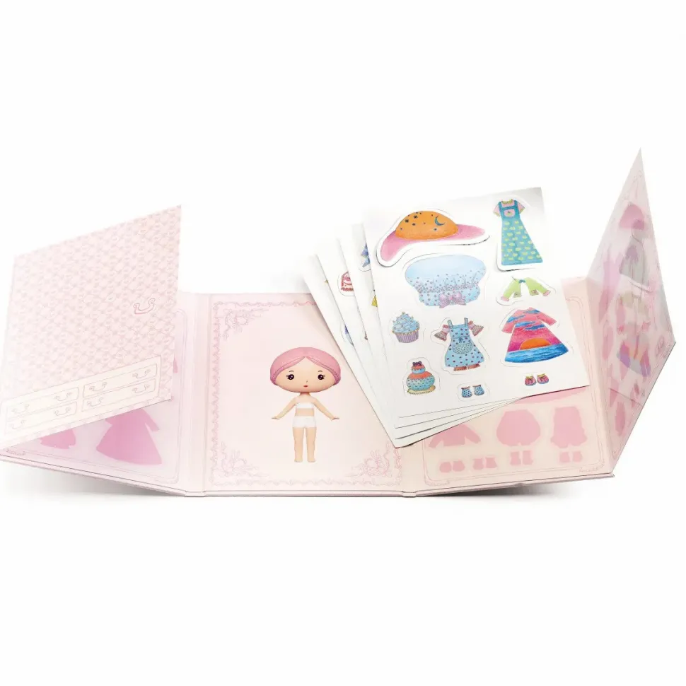 Klistermaerkehaefte Tinyly - Klaed Miss Lilypink Pa