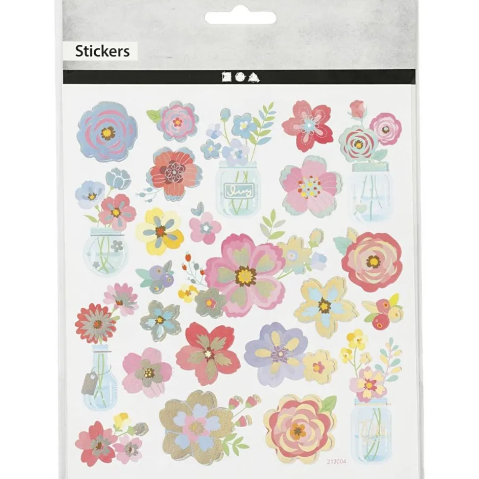 Klistermaerker - Forarsblomster, 1 Ark