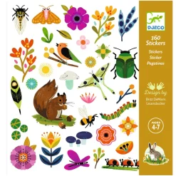 Klistermaerker - Haveliv, 160 Stk