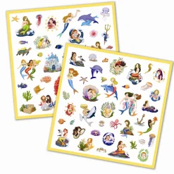 Klistermaerker - Havfruer, 160 Stk