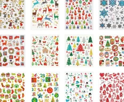 Klistermaerker - Jul, 12 Ark