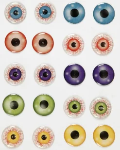 Klistermaerker - Ojne 3D, O 20 Mm, 1 Ark