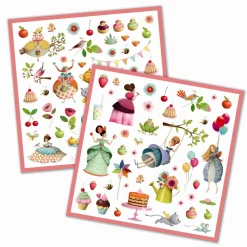 Klistermaerker - Prinsessens Te-Selskab, 160 Stk