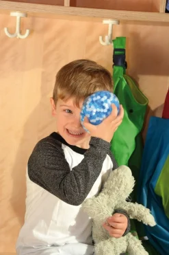 Kolende Sansebold O 10 Cm. - Bla/Hvid