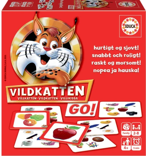 Kortspil - Vildkatten Go!