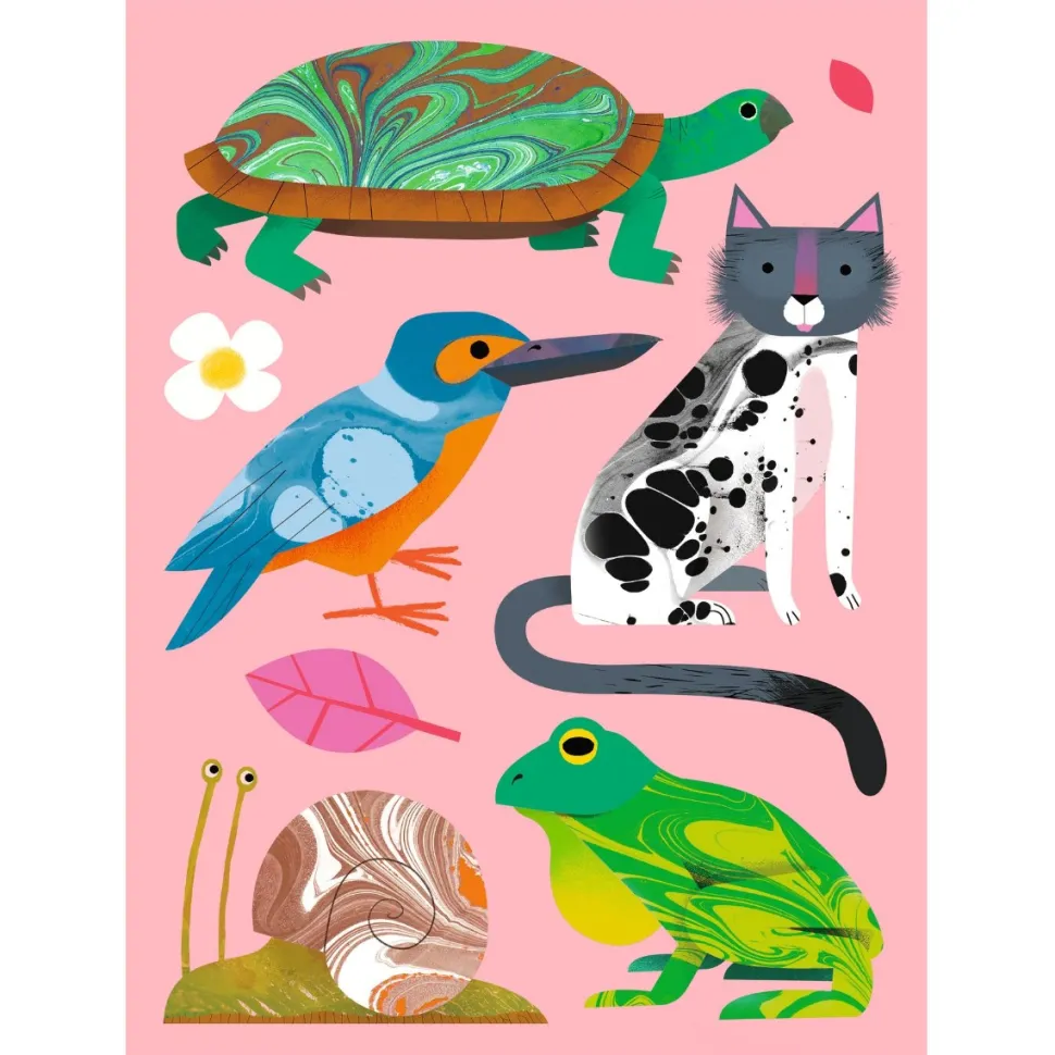 Kreativ Aeske - Marmorering