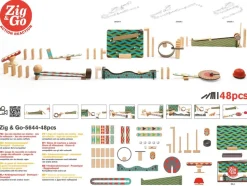 Kuglebane Zig & Go, 48 Dele
