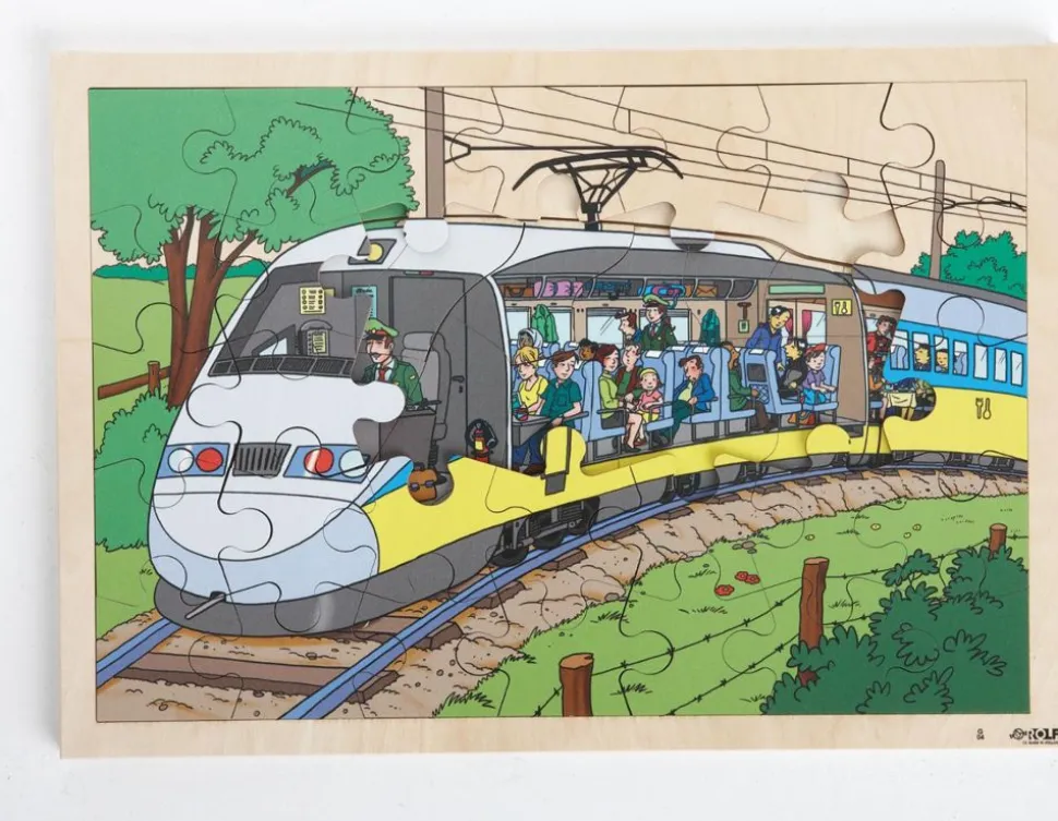 Lag Pa Lag Puslespil - Kig Ind I Toget