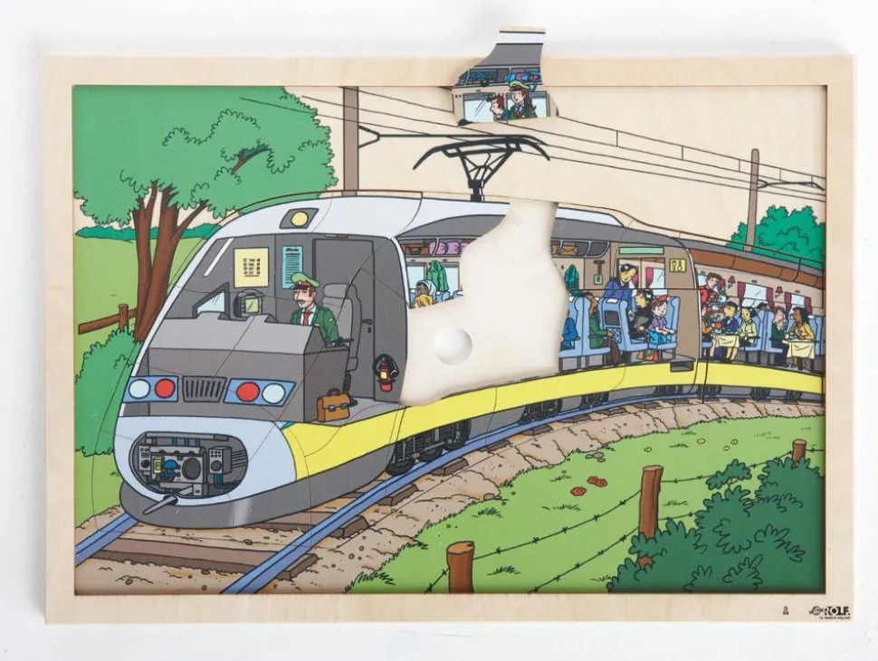 Lag Pa Lag Puslespil - Kig Ind I Toget