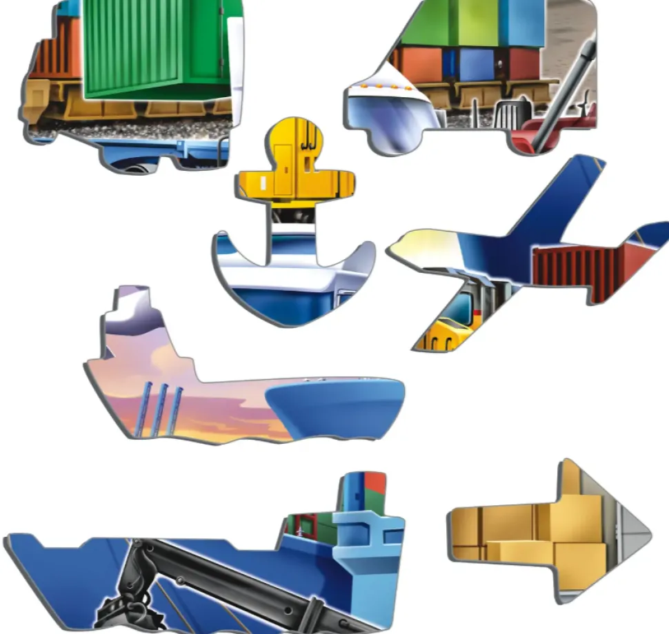 Larsen Puslespil - Containerhavn, 37 Brikker