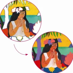 Lav Kunst Som Paul Gaugain (Vandfarve)