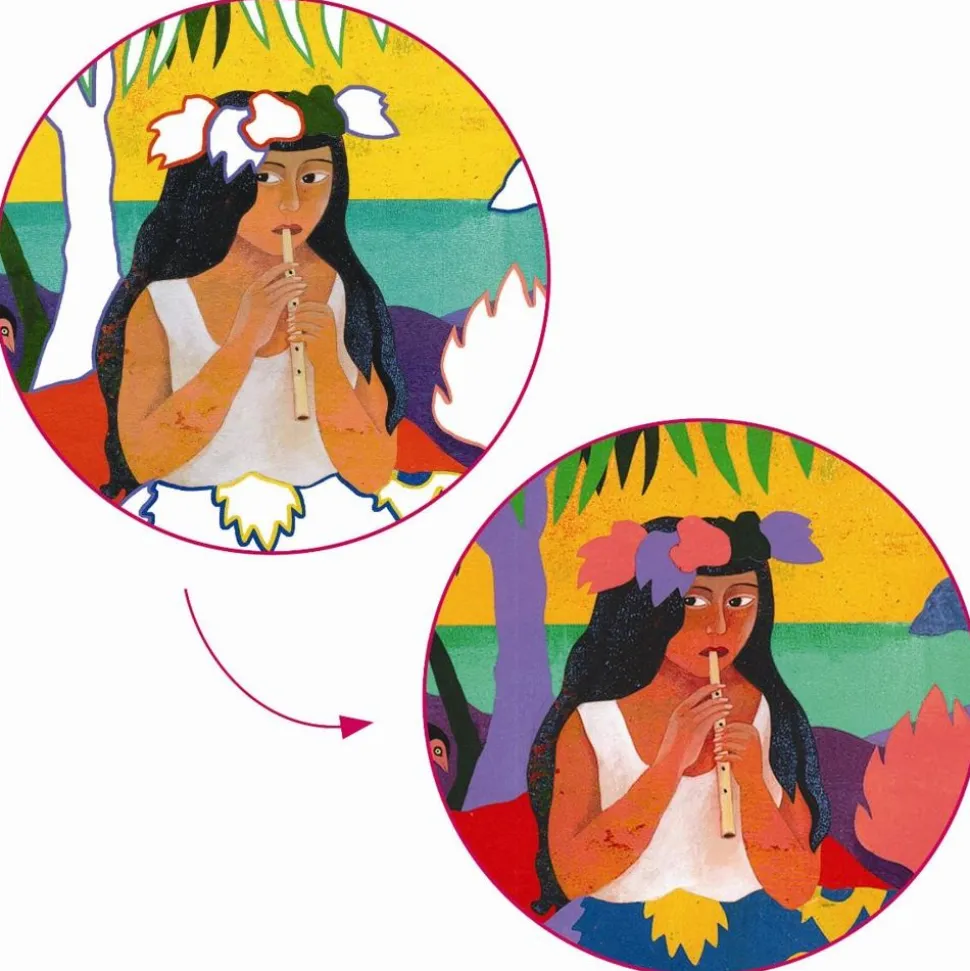 Lav Kunst Som Paul Gaugain (Vandfarve)