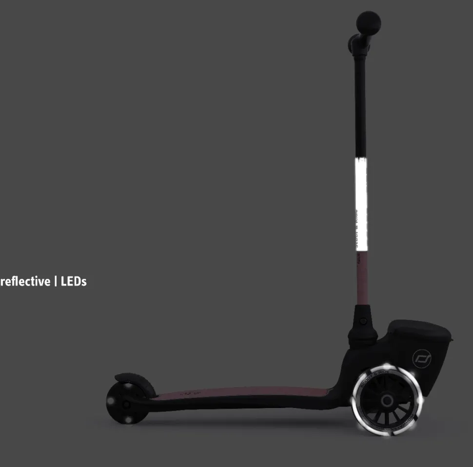 Løbehjul - Highwaykick 2 Lifestyle M. Led, Rose
