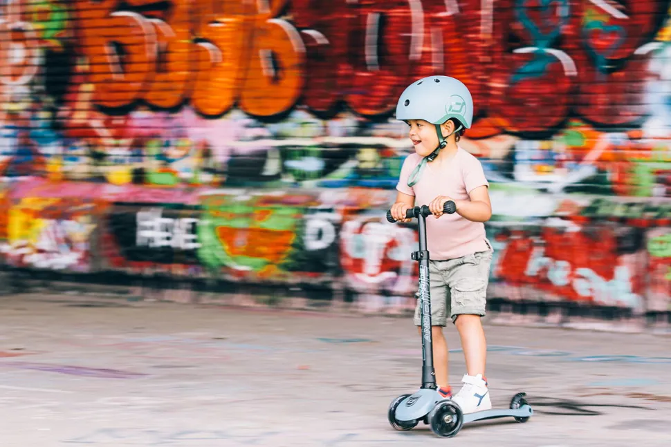 Løbehjul - Highwaykick 3 M. Led, Steel