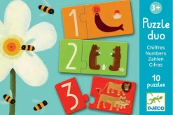 Leg & Lær-Puslespil - Jeg Lærer Tallene 1-10