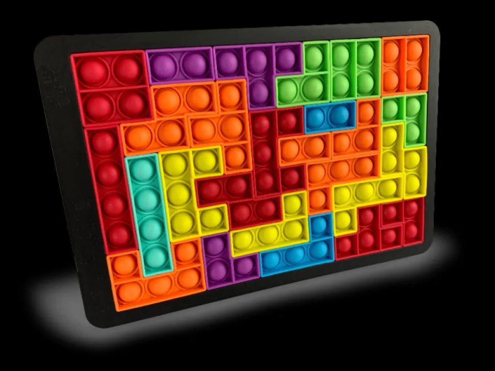 Logikspil - Pop It Tetris