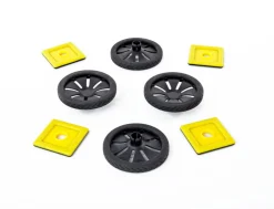 Mag Polydron | Tilbehør: Hjul | 8 Dele