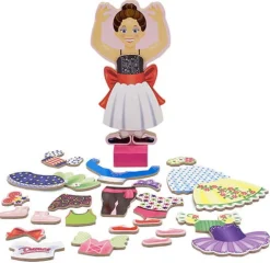 Magnetisk Paklaedningsdukke, Ballerina