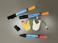 Mal Paskefigurer Til Ophaeng, 9 Stk