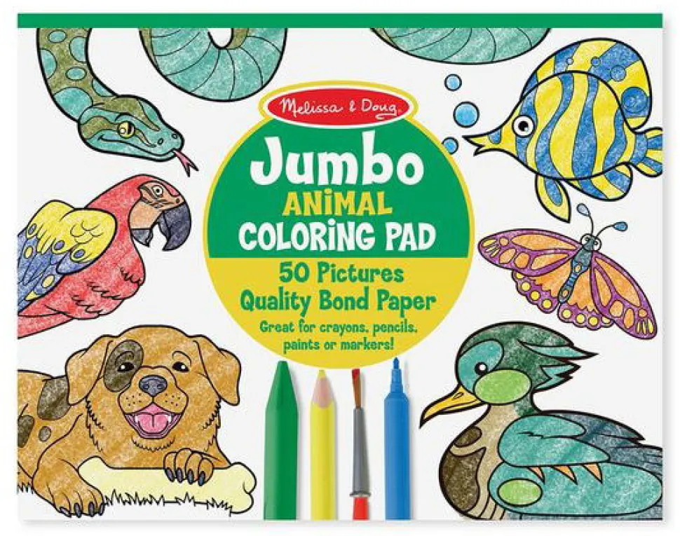 Malebog - Jumbo Med Dyr