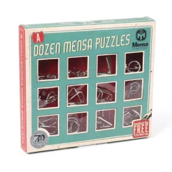Mensa Iq Puslespil - 12-I-1 Metal Puslerier
