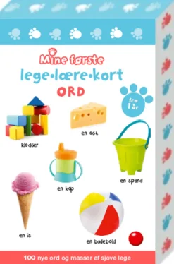 Mine Forste Lege-Lære-Kort: Ord