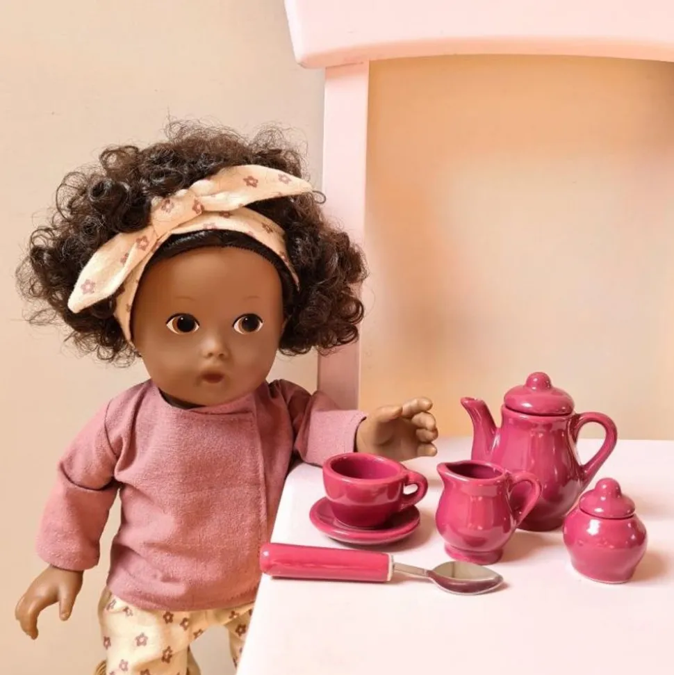 Miniature Tesaet Af Porcelaen - Cherry