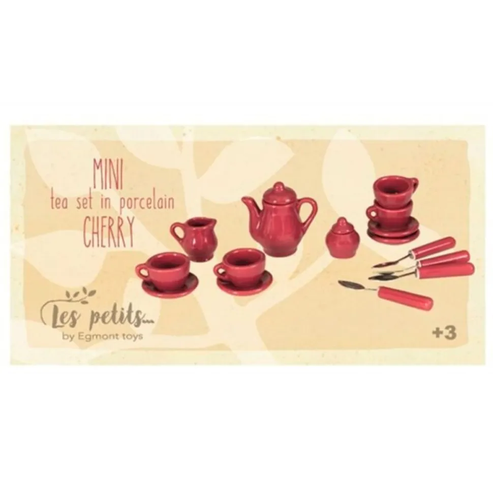 Miniature Tesaet Af Porcelaen - Cherry