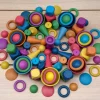 Montessori Regnbue Saet, 84 Dele