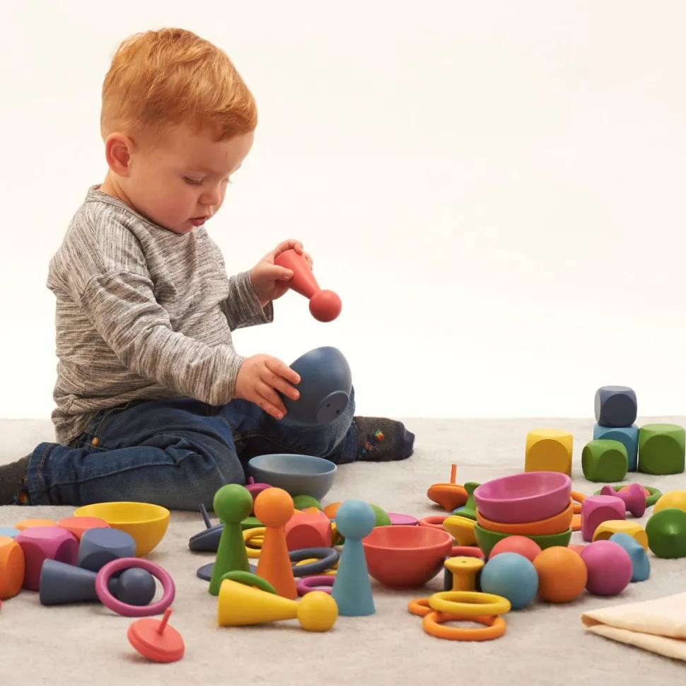 Montessori Regnbue Saet, 84 Dele
