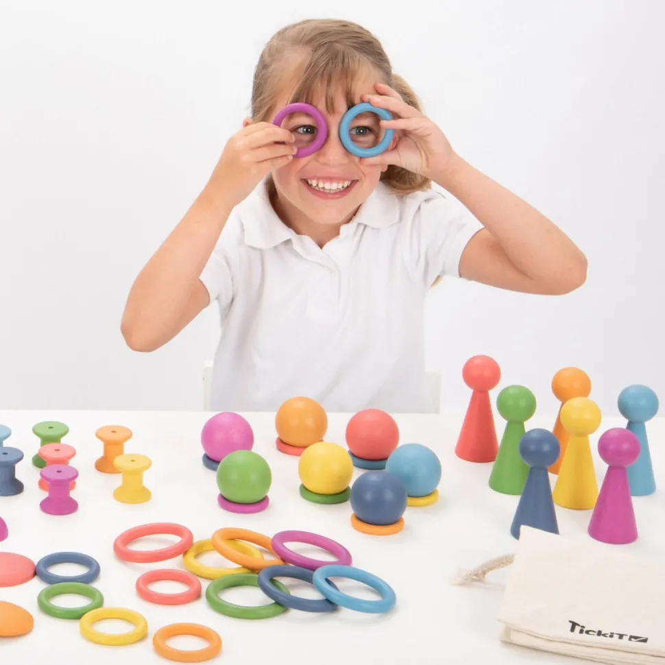 Montessori Regnbue Saet, 84 Dele