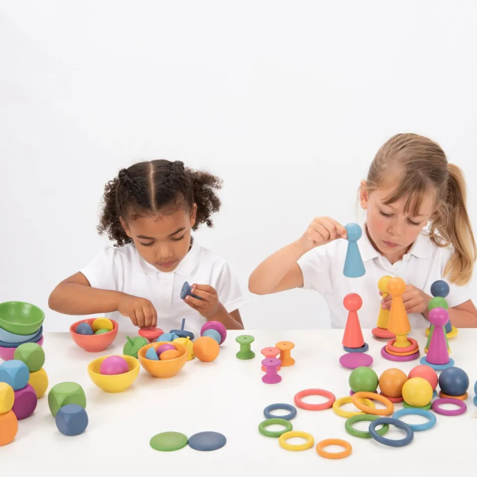 Montessori Regnbue Saet, 84 Dele
