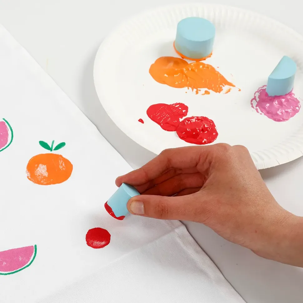 Mosgummistempler, 12 Stk