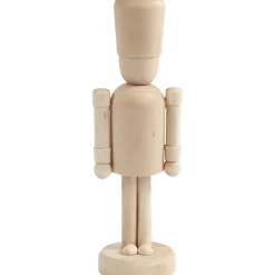 Noddeknaekker I Trae - H: 18 Cm