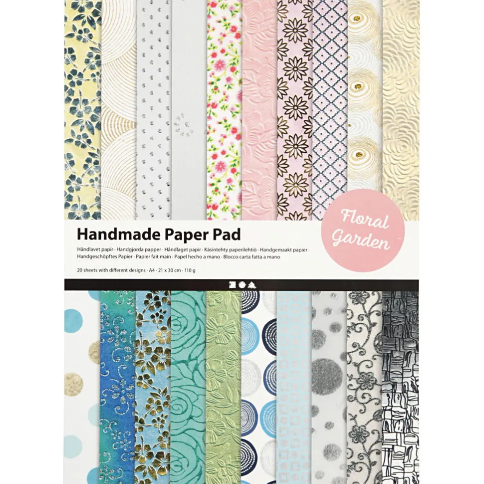 Papir A4 - Handlavet, 20 Ark