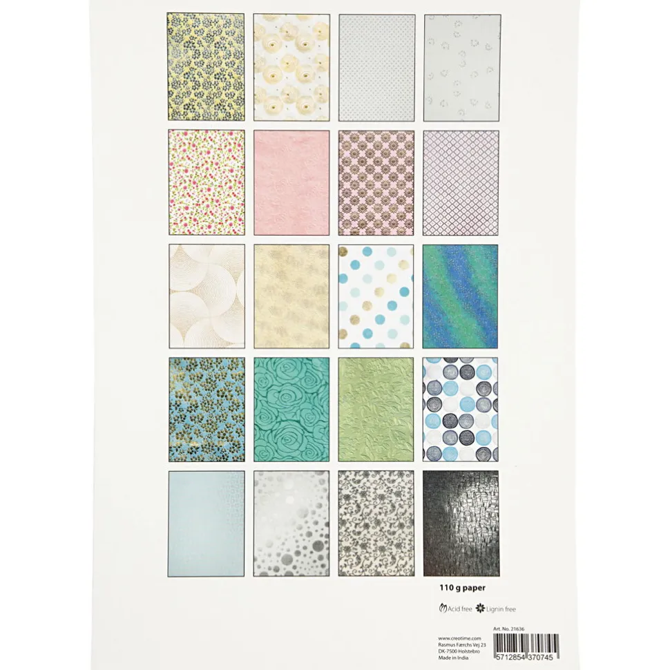 Papir A4 - Handlavet, 20 Ark