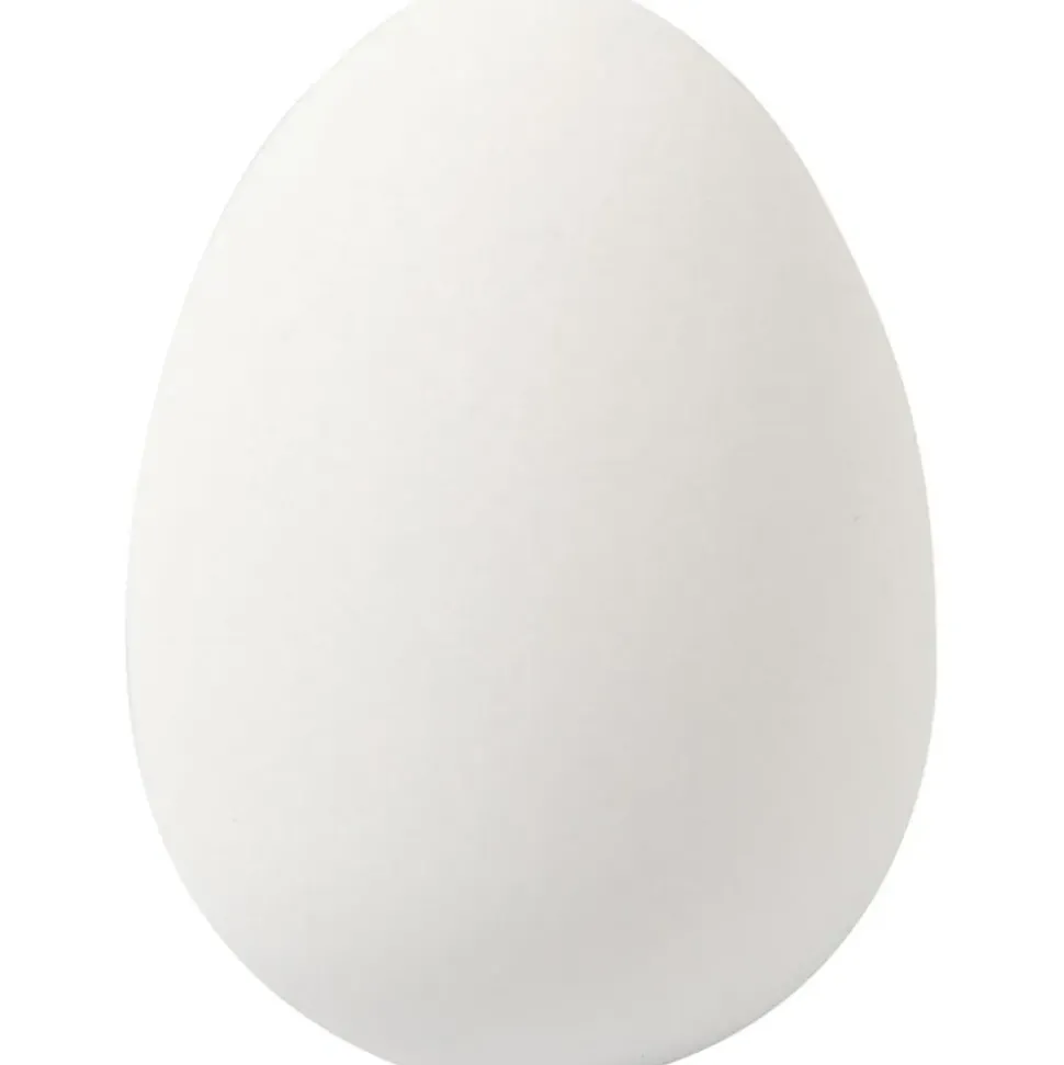 Paskeaeg - H: 4 Cm, Hvide, 18 Stk