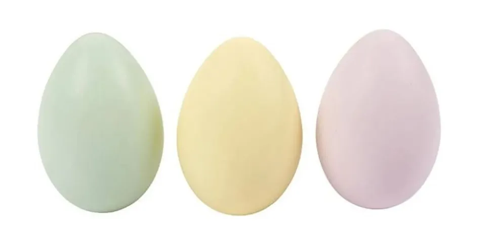 Paskeaeg Af Plast - Pastel, 12 Stk