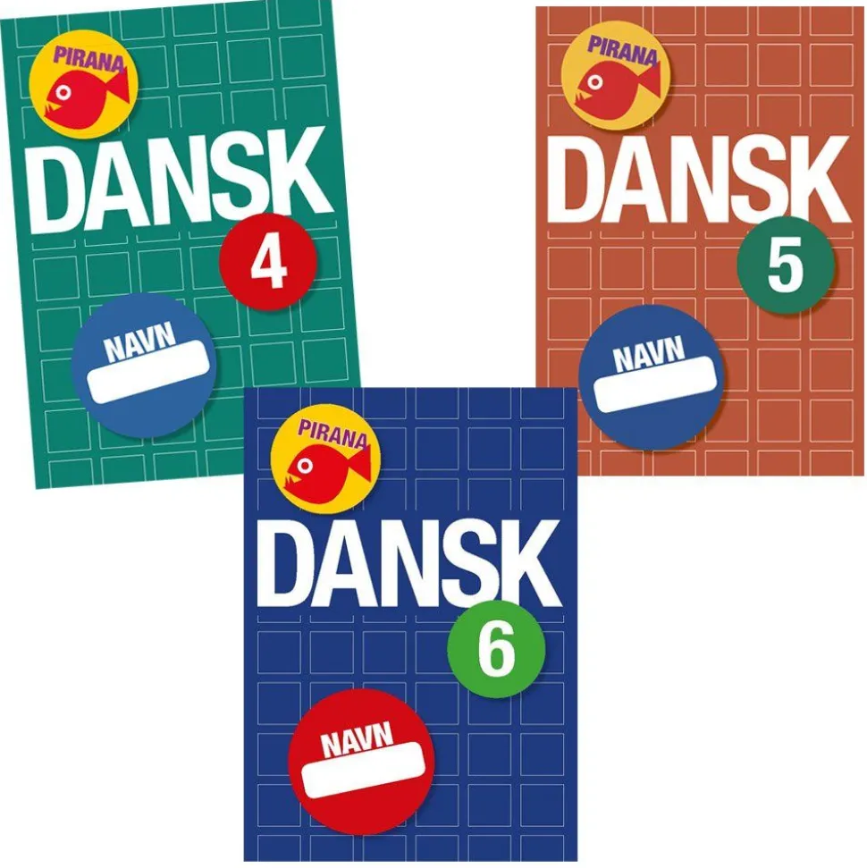 Pirana Traeningshaefte - Dansk: 4.-6. Kl.